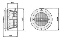 Obrázek k výrobku 3249 - Podvodní světlomet VA 300 W - pro fólii