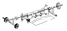 Obrázek k výrobku 3577 - Pojízdné navíjecí zařízení s teleskopickou tyčí: 2,7 - 4,4 m